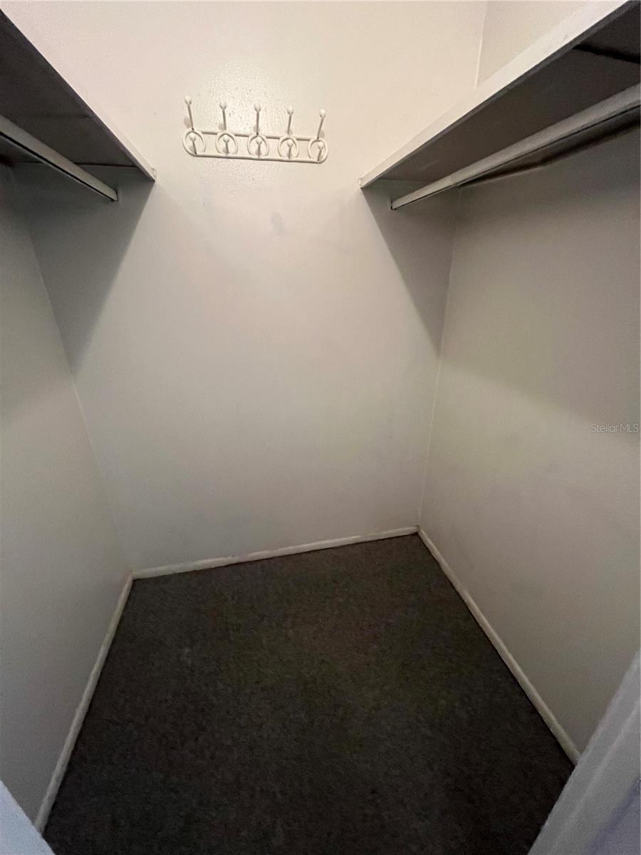 2nd bedroom walk-in closet