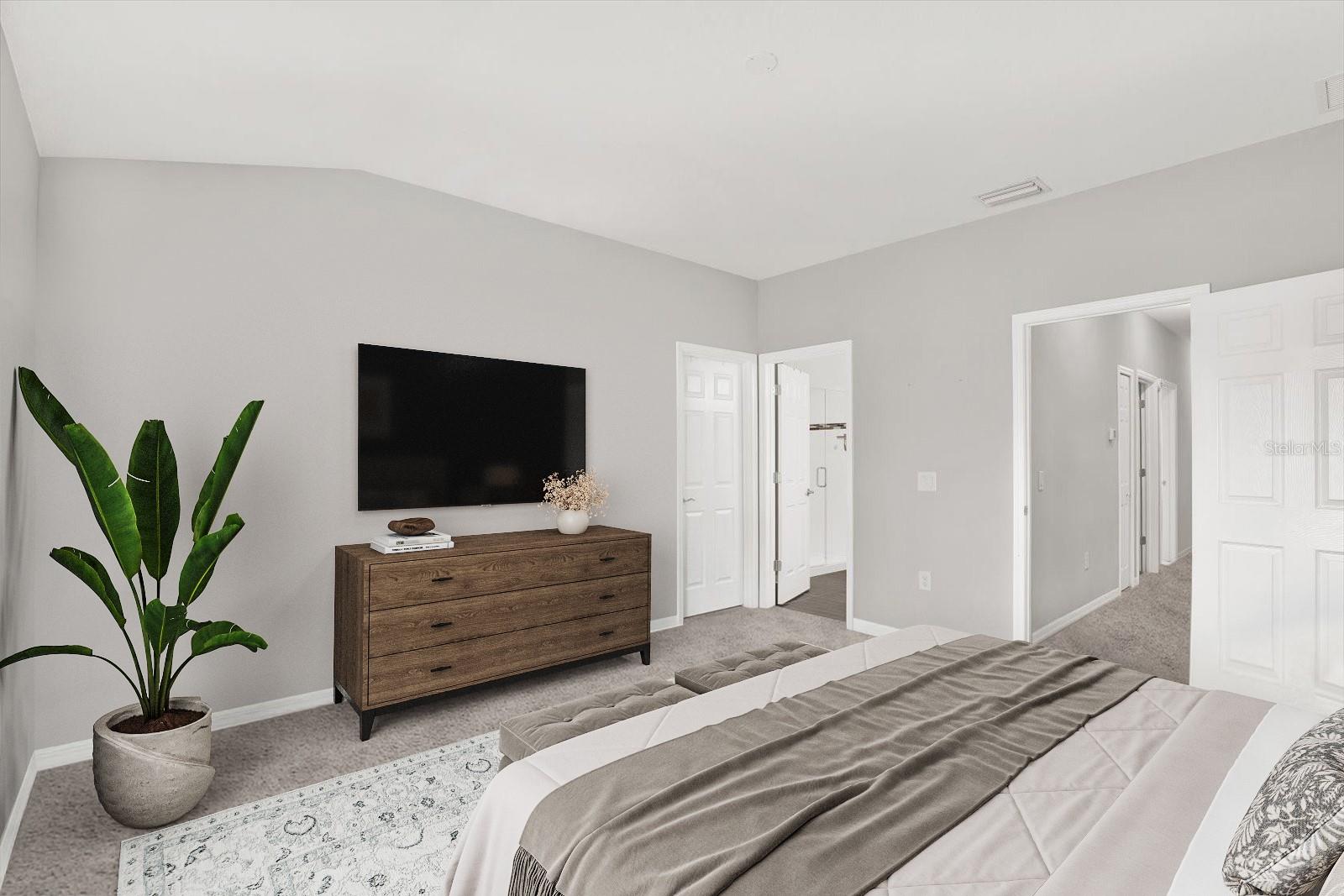 Master Bedroom Virtual Staging