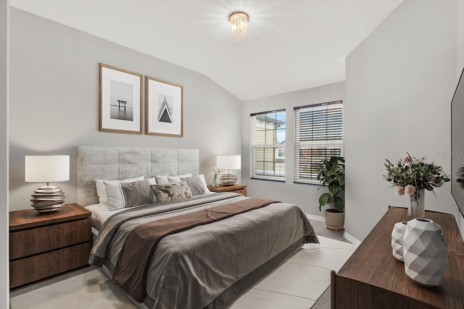 Second Bedroom Virtual Staging