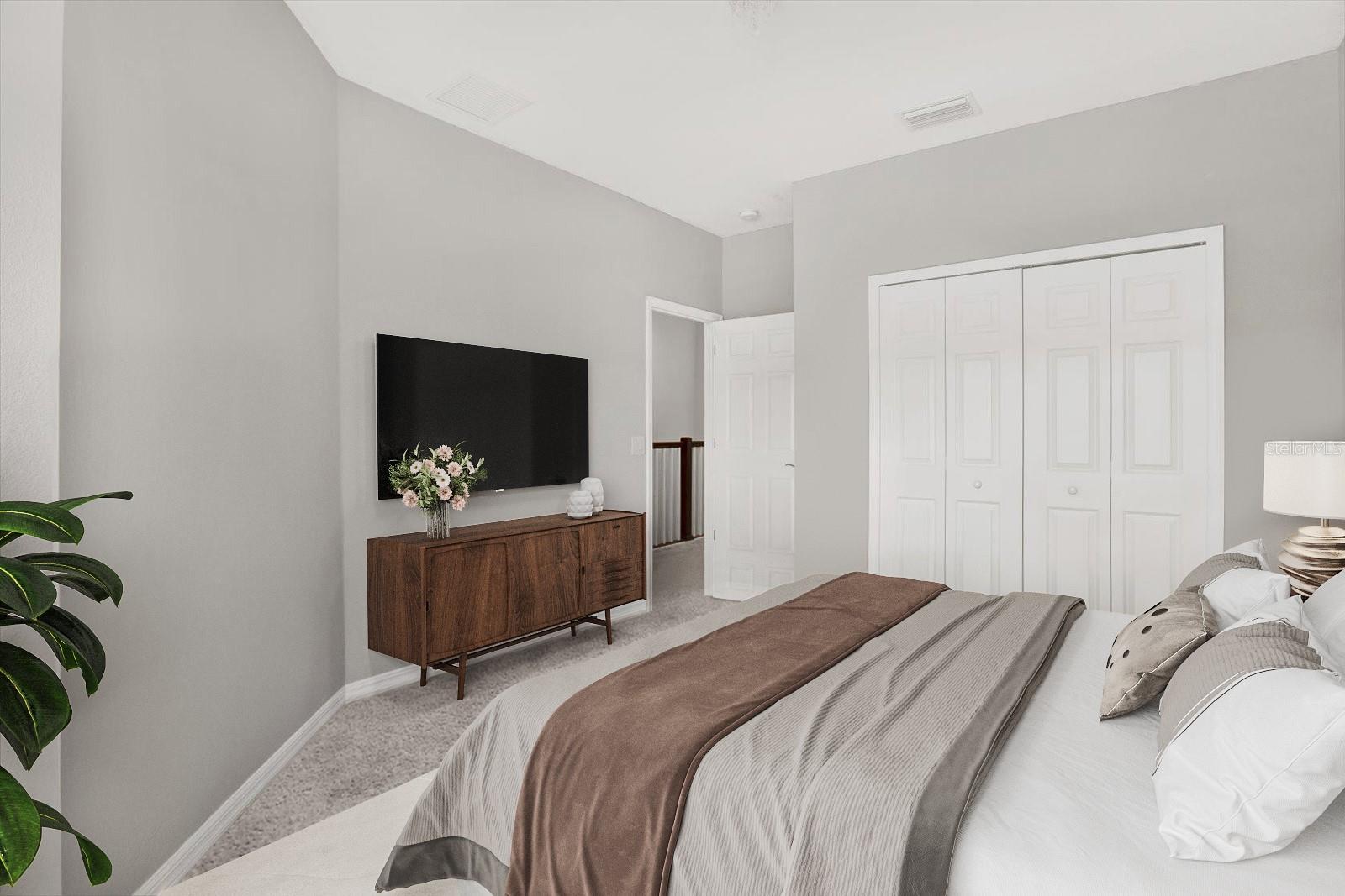 Second Bedroom Virtual Staging