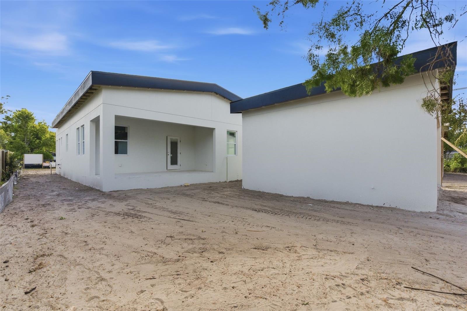 large lot with room for a pool