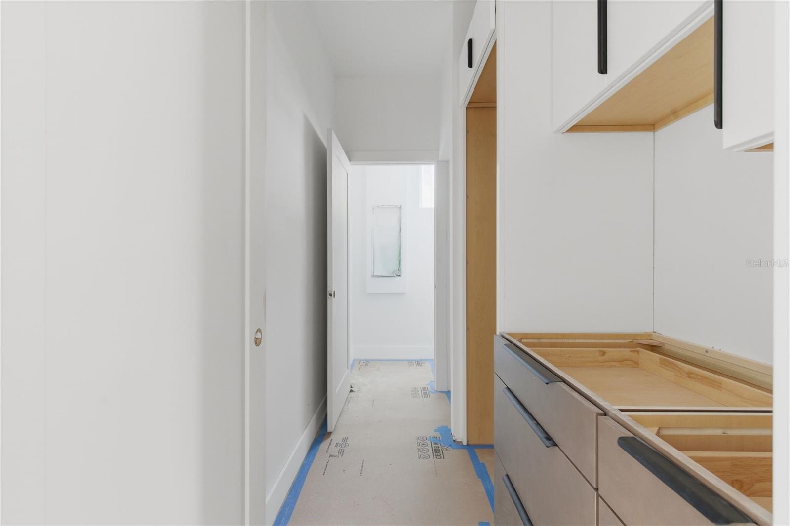 Dedicated Laundry room and hidden hvac closet