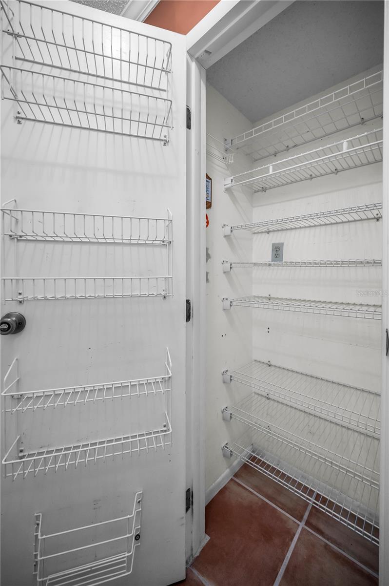 Front entry hall closet - custom shelving!