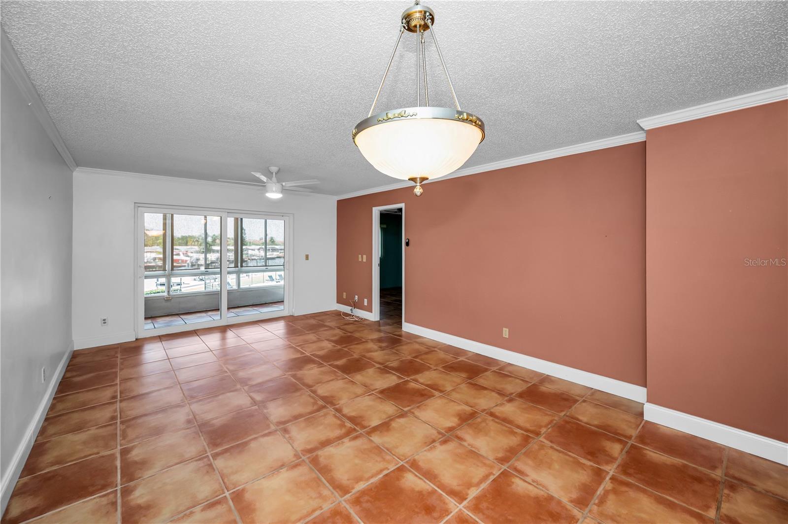 Living room to lanai view