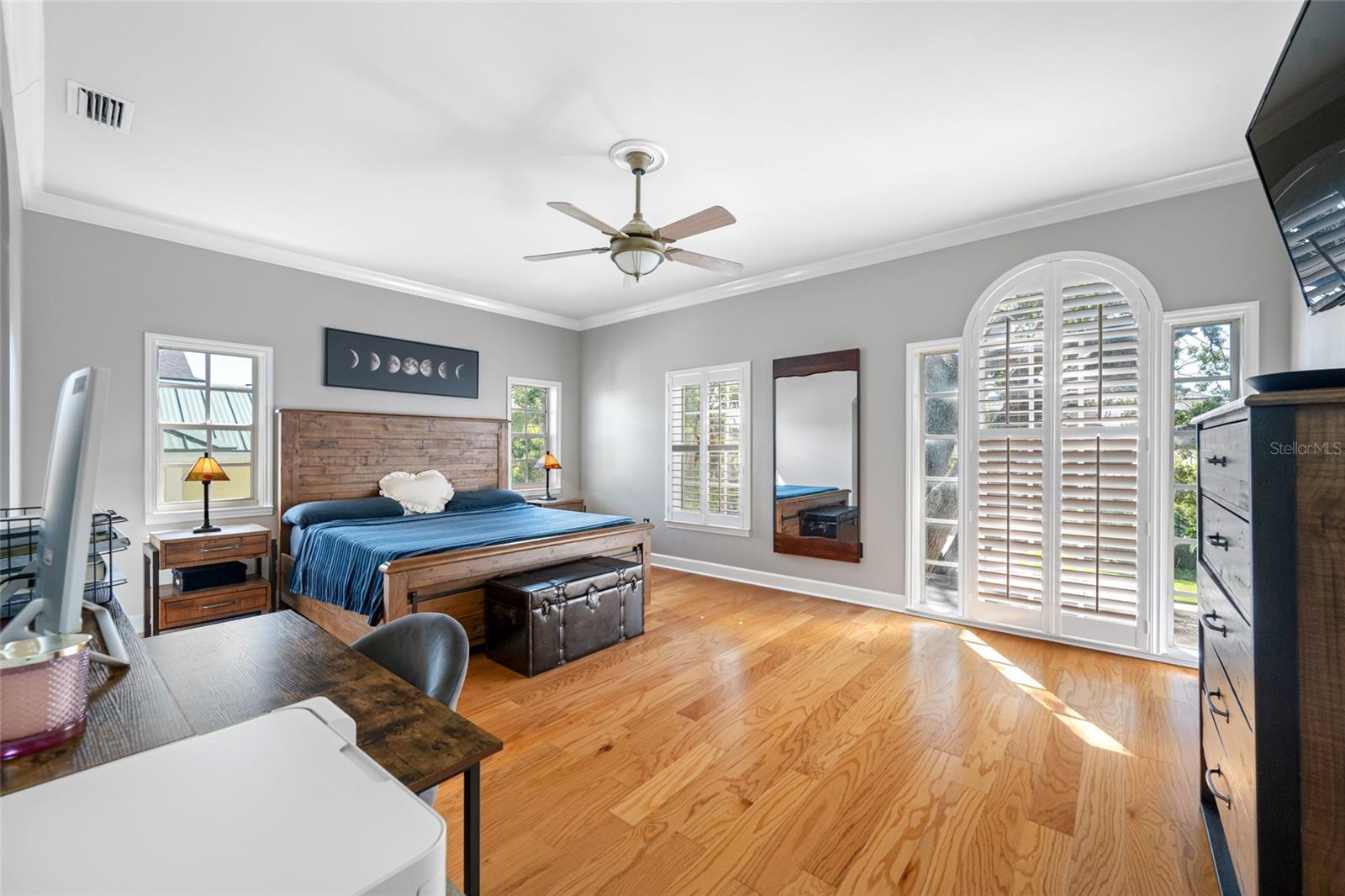 Entry into spacious primary suite