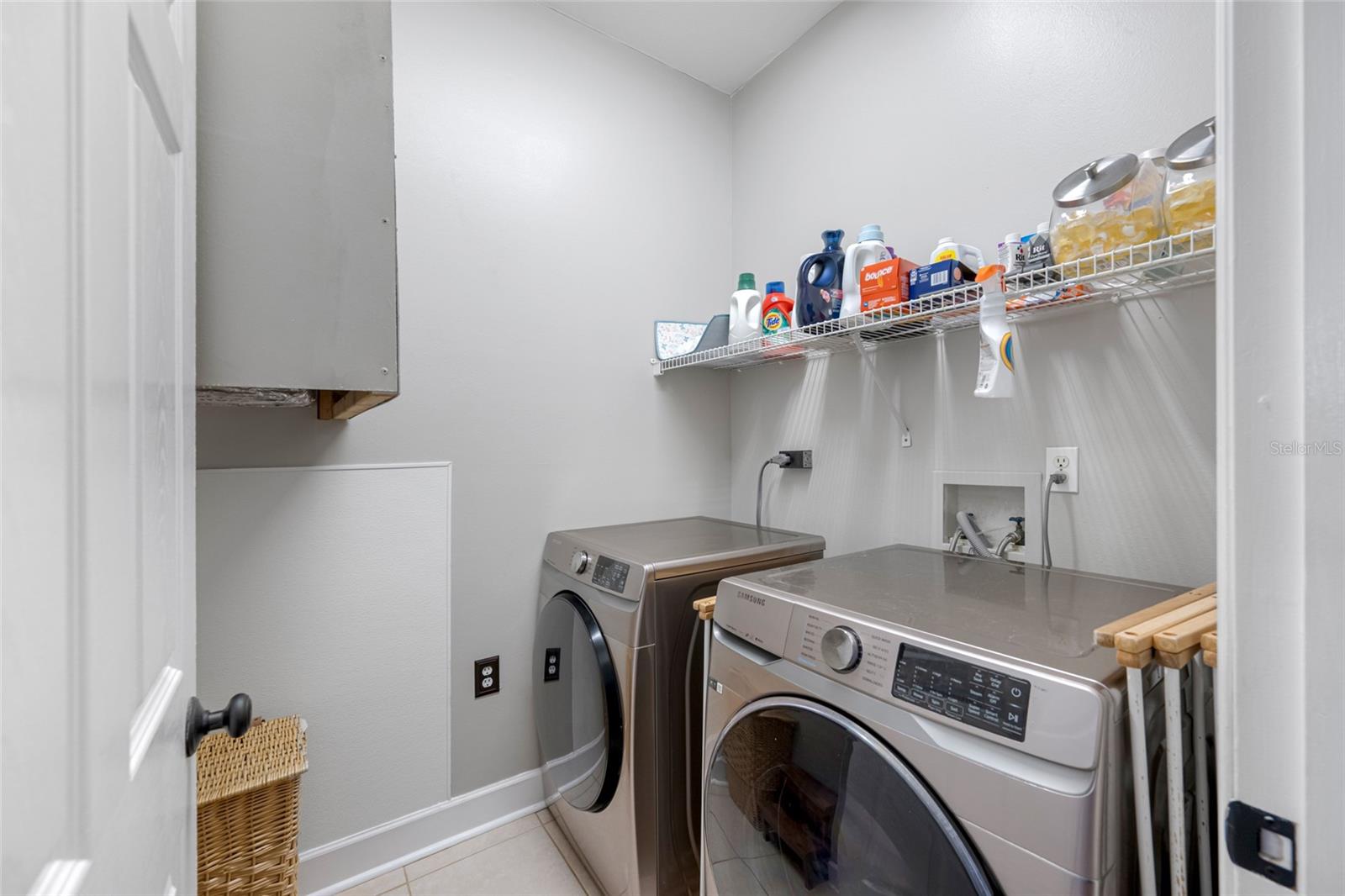 Upstairs laundry room
