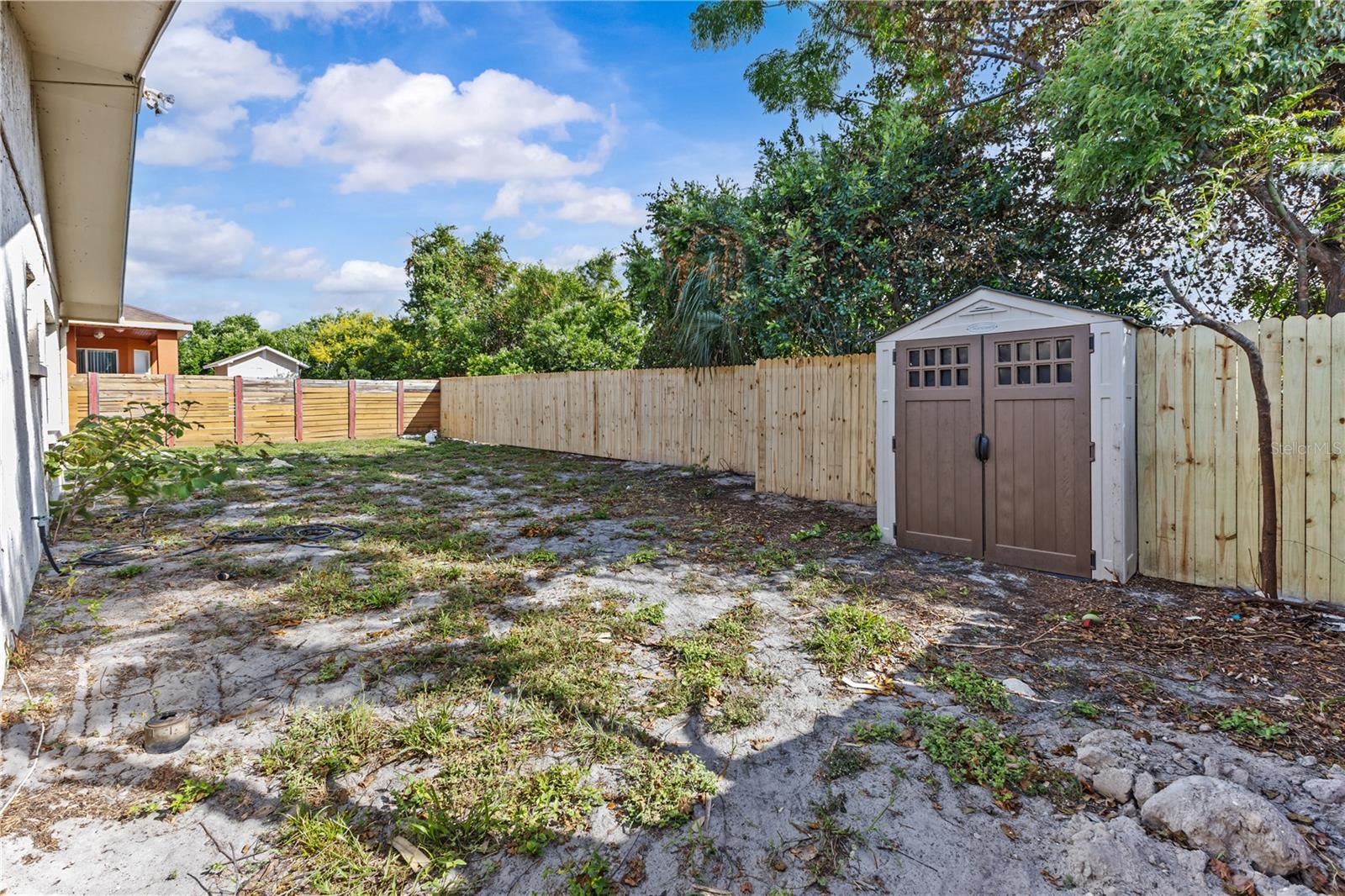 Backyard and Shed