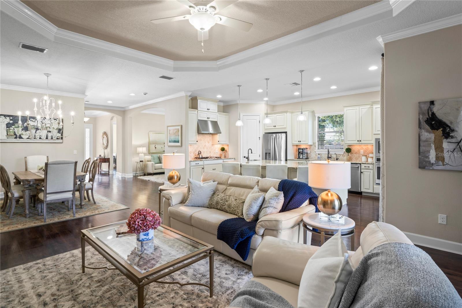 view of kitchen from Primary suite