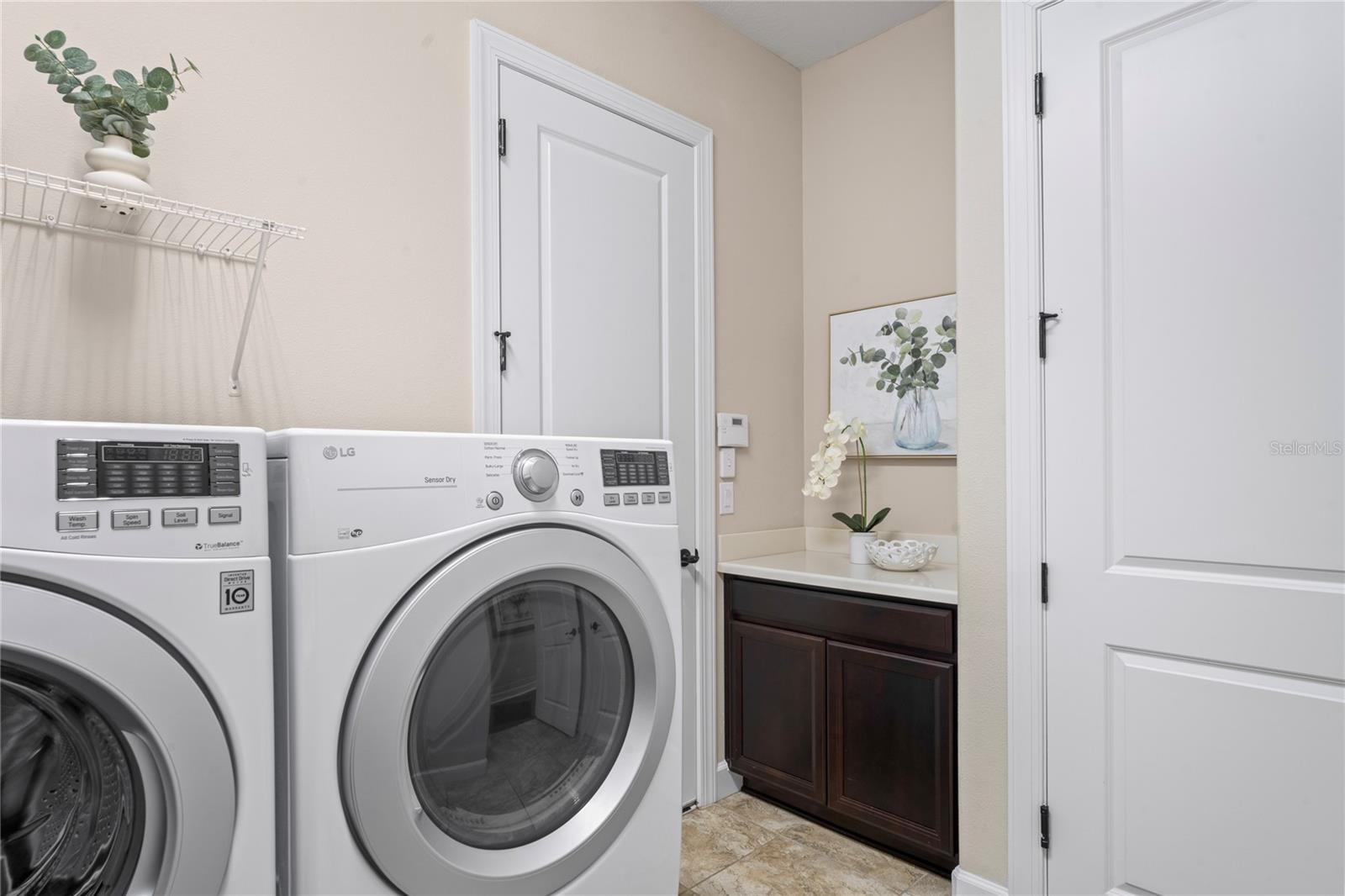 Drop zone in Laundry room