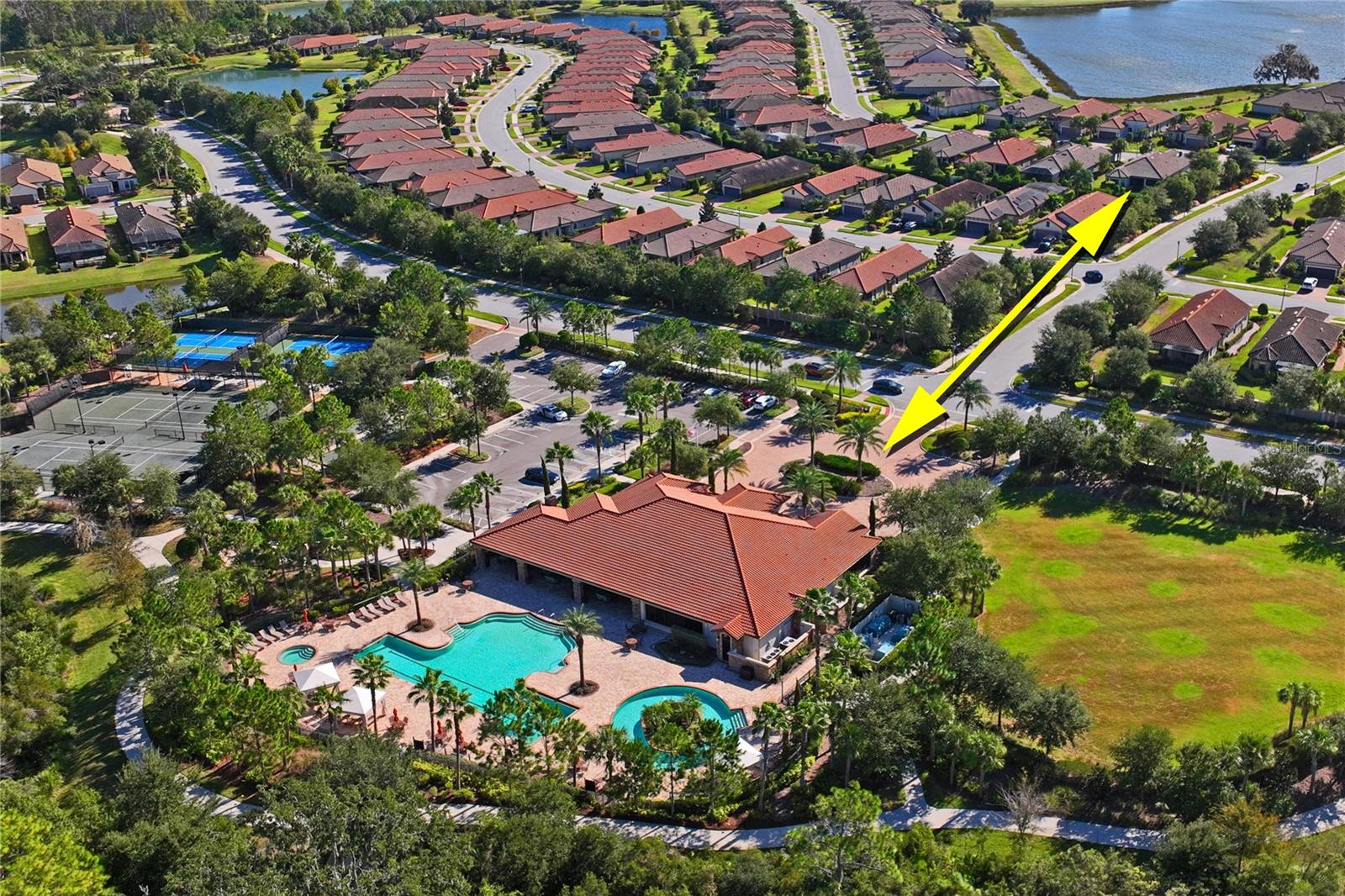 walking Distance from Amenity Center to home