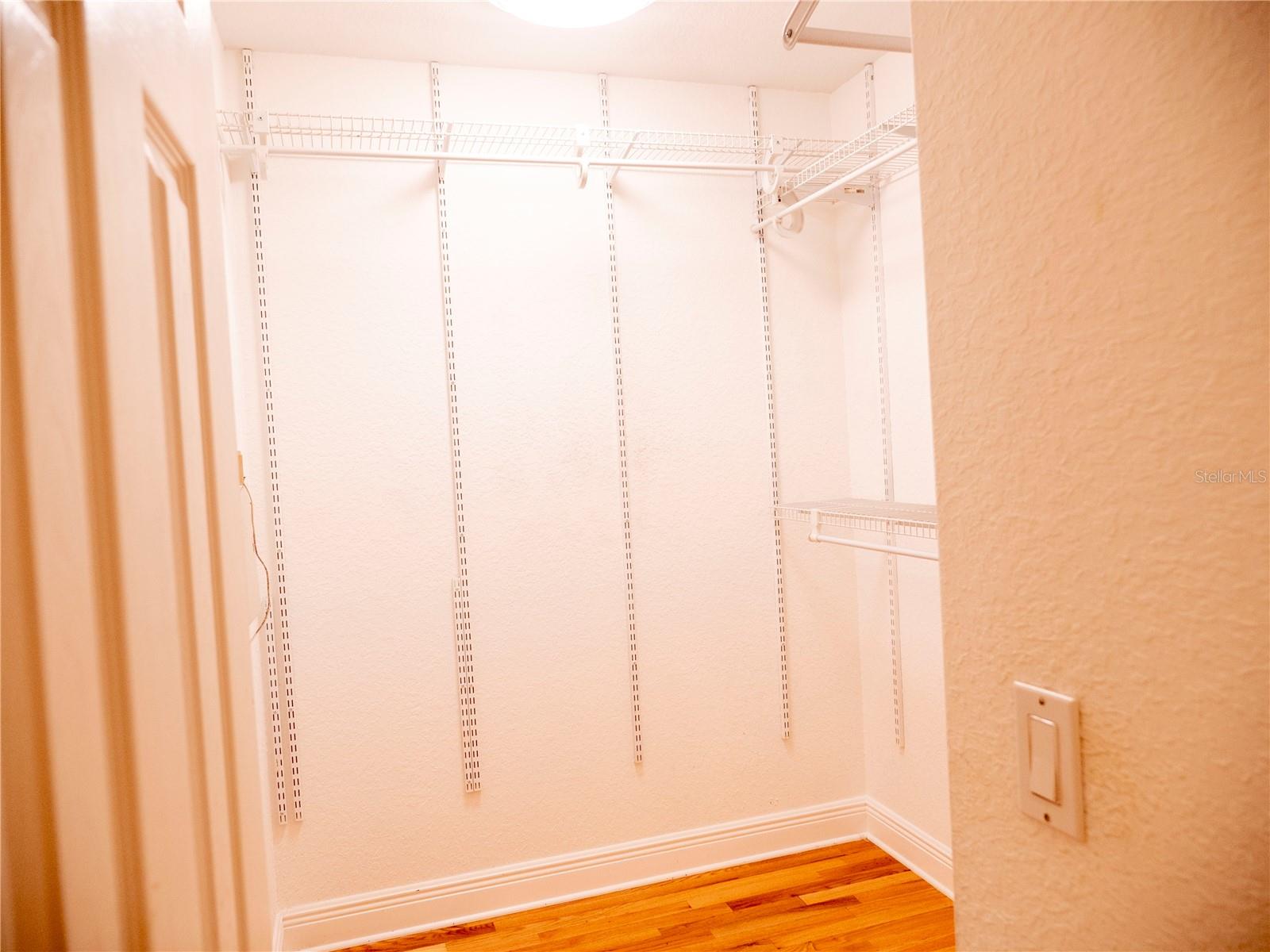 Spacious Walk-in Closet