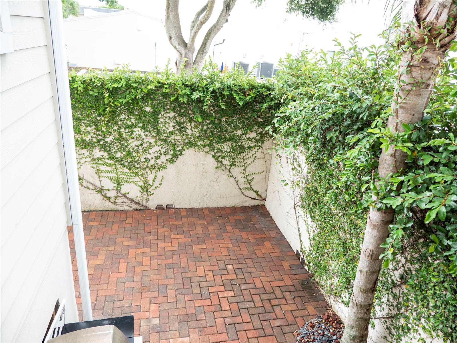 Brick Paver Courtyard