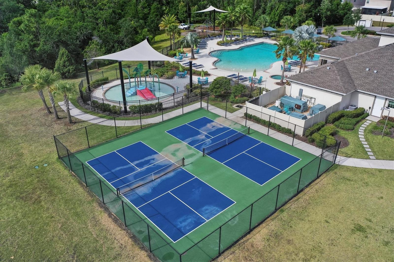 Pickleball Court View
