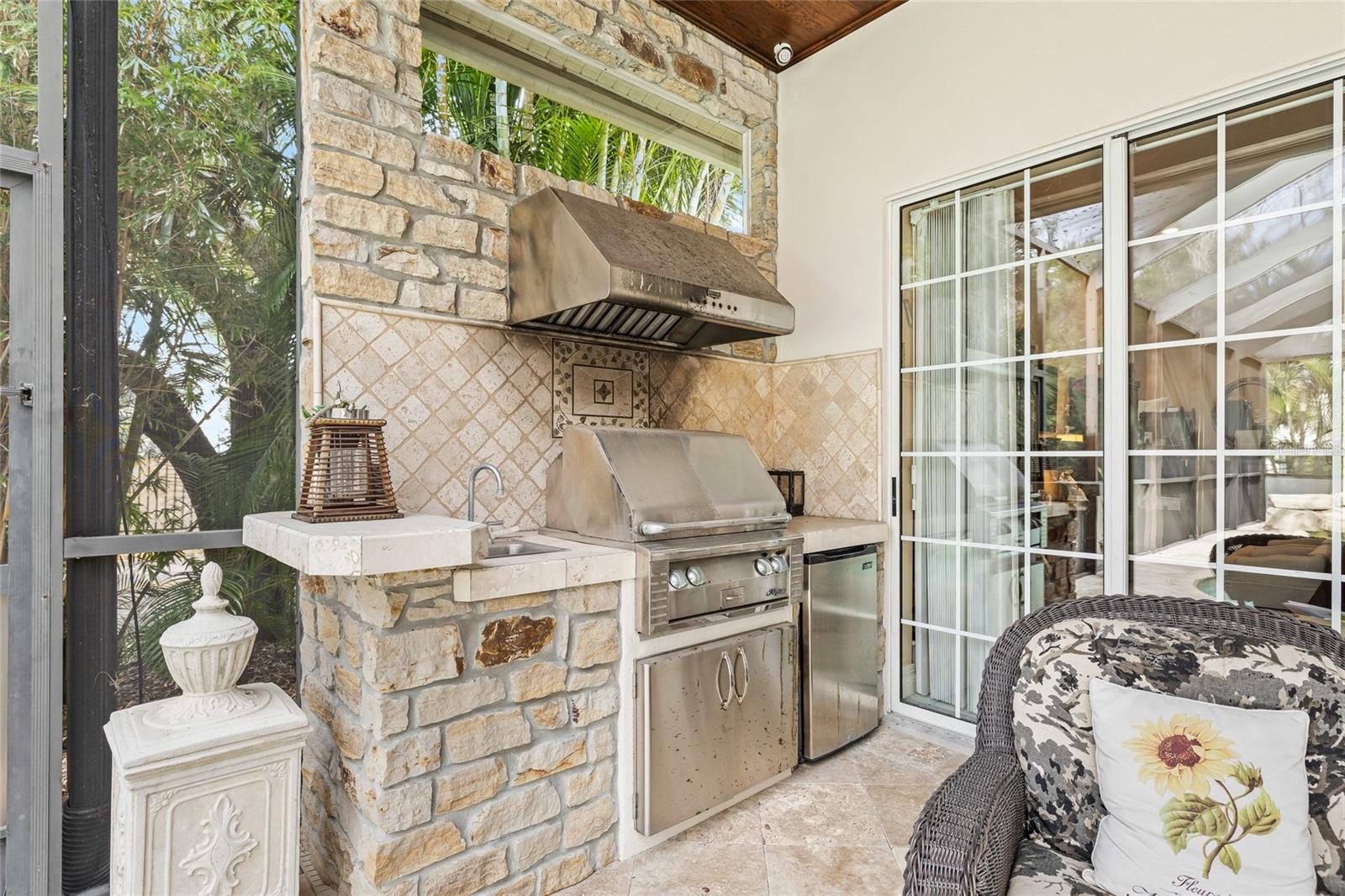 Play and mingle with your guests while grilling up the next meal.