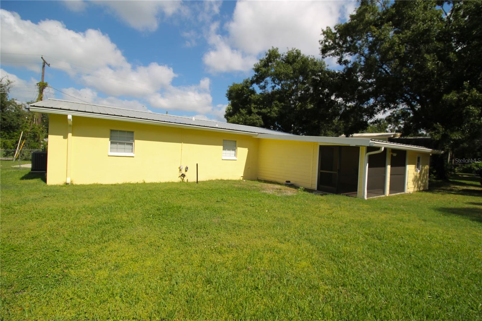 Rear of home