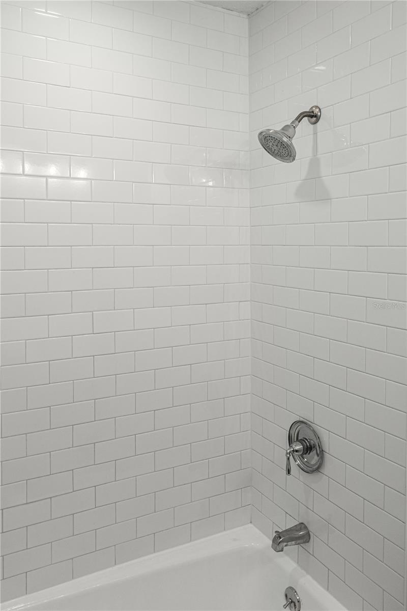 Simplistic and timeless shower details.