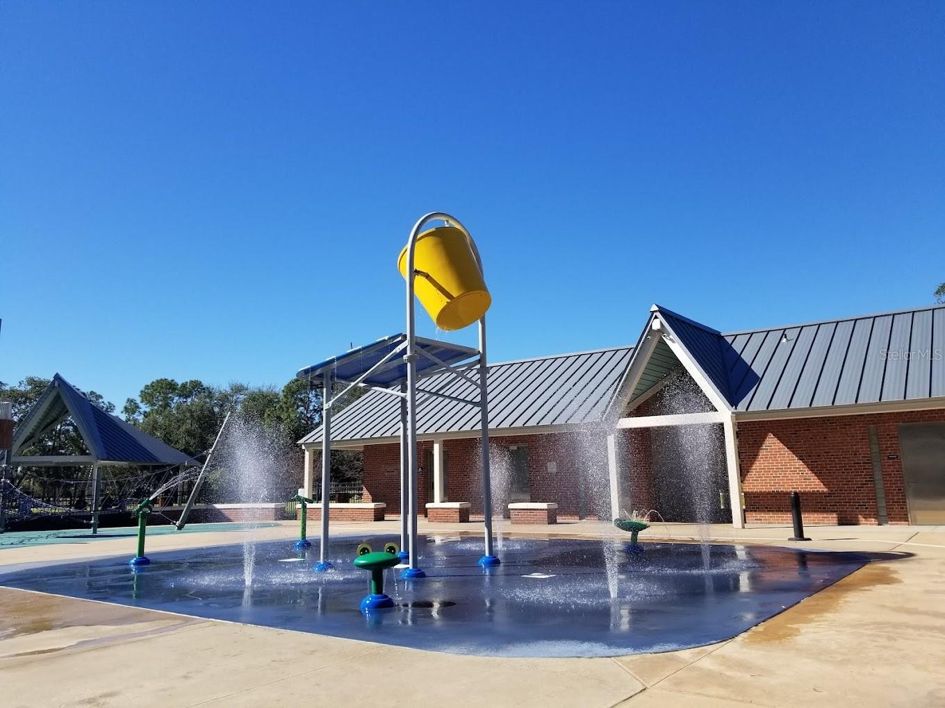 Cool off just steps from home with this resort-style splash pad.