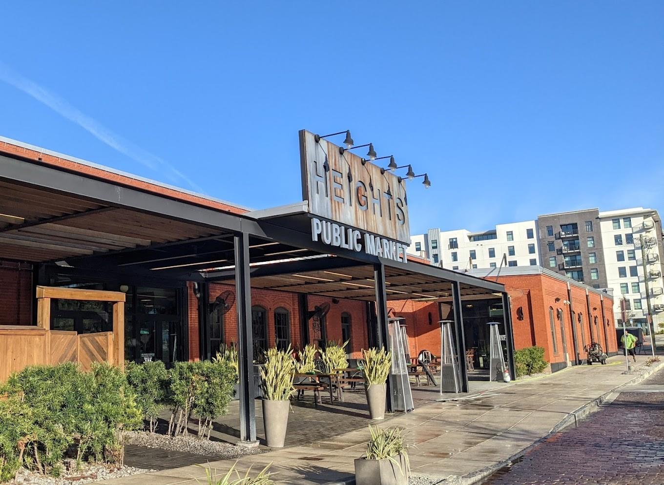 Heights Public Market nearby, the perfect spot for foodies and social gatherings.