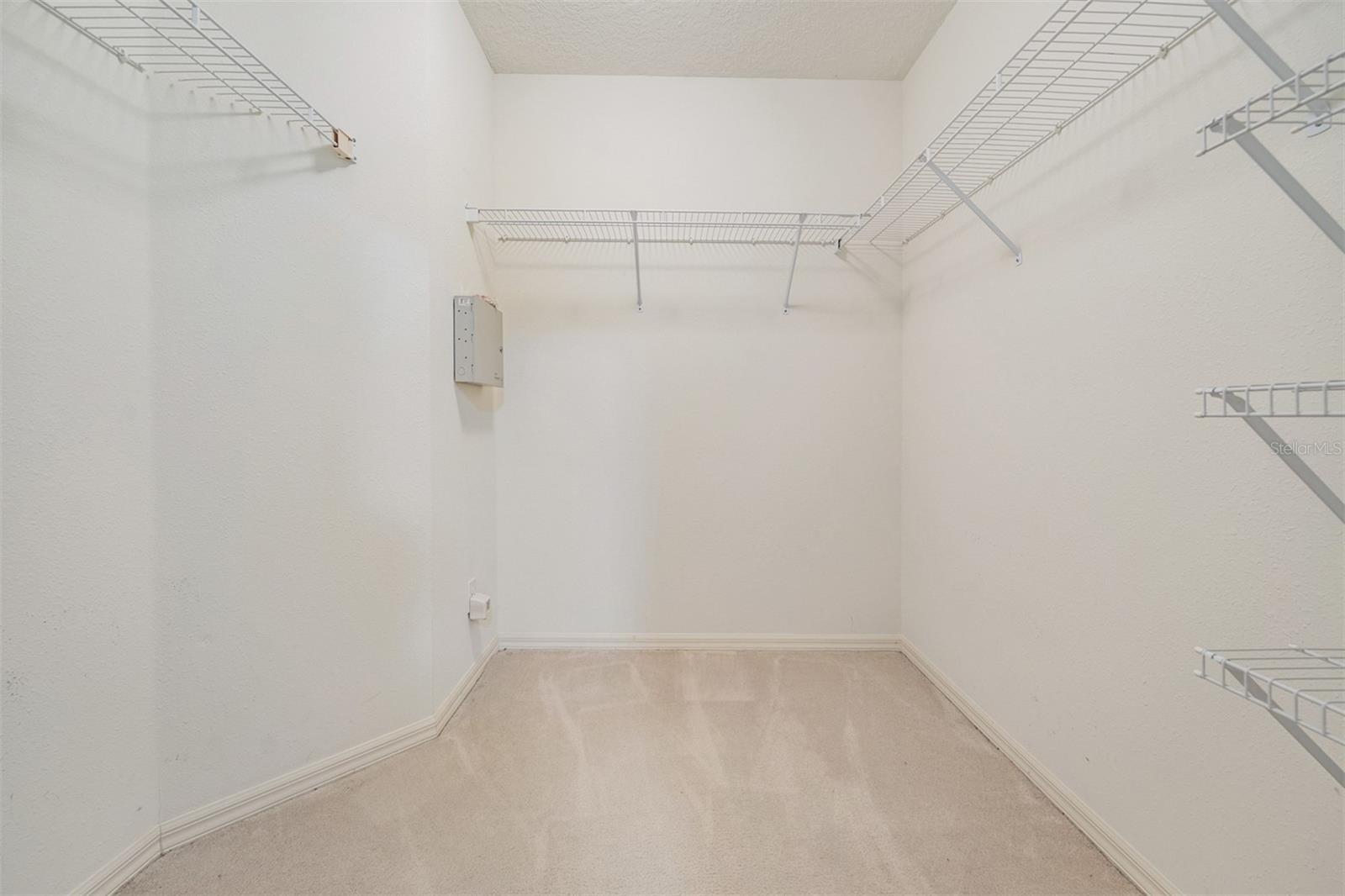 Large walk-in closet!