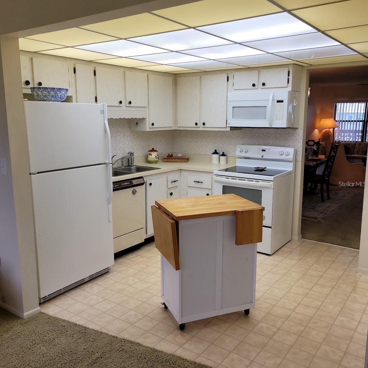 The kitchen from the Florida room.