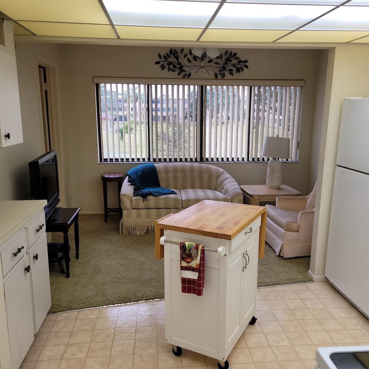 The kitchen and Florida Room