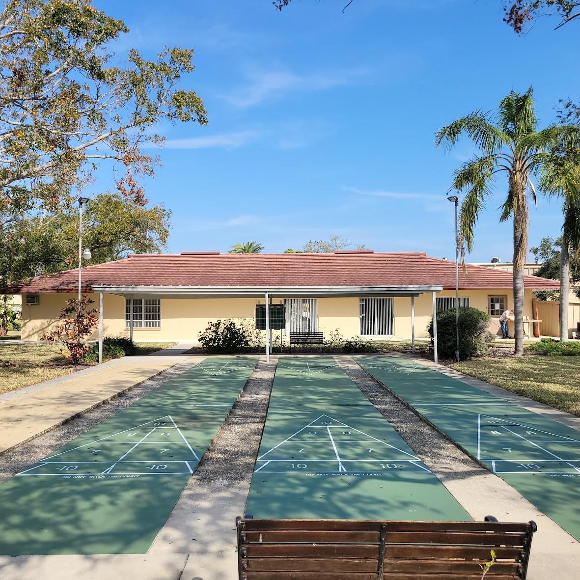 Pass the Shuffleboard course on your way there.