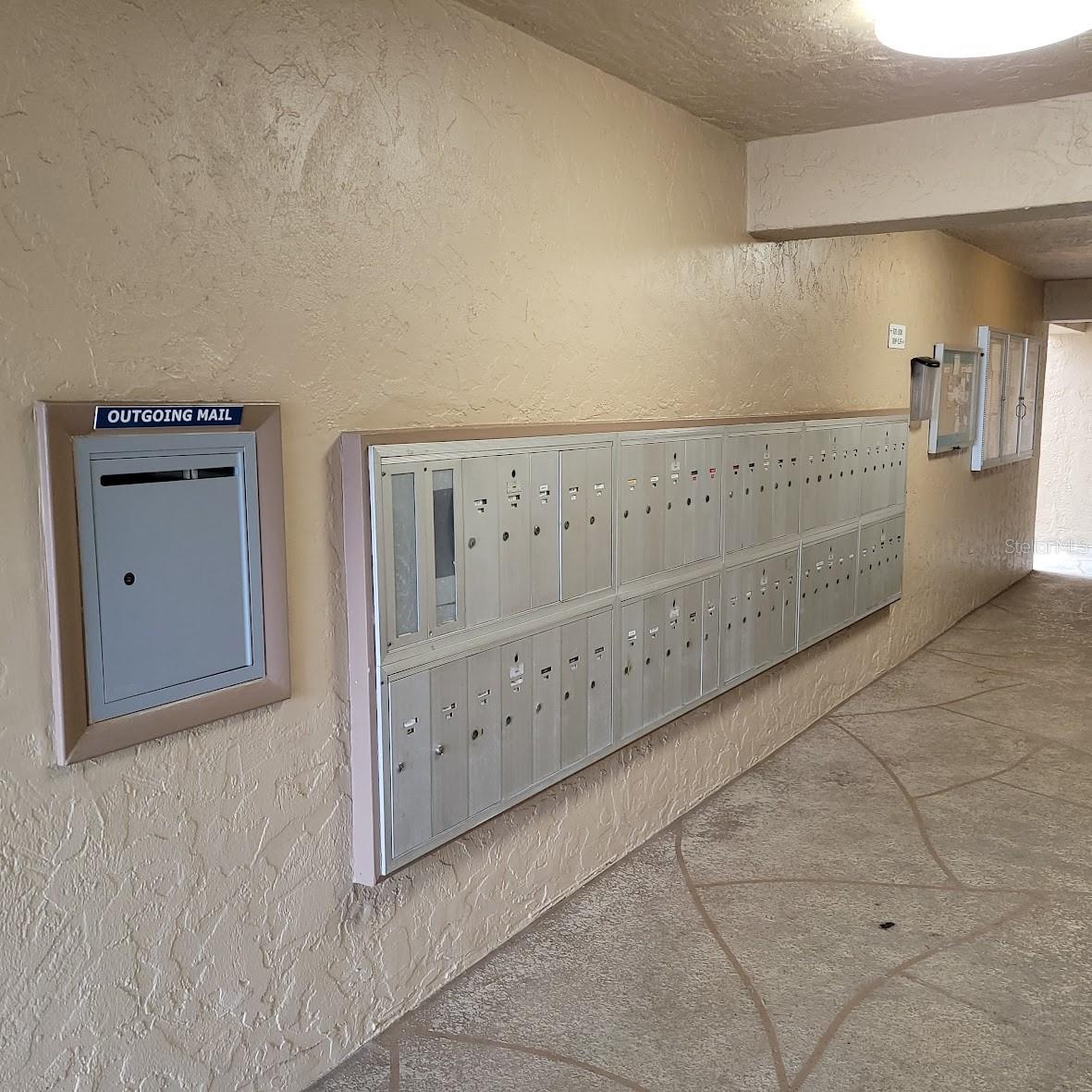 Head back to the building 500 community area to see where to pick up your mail.