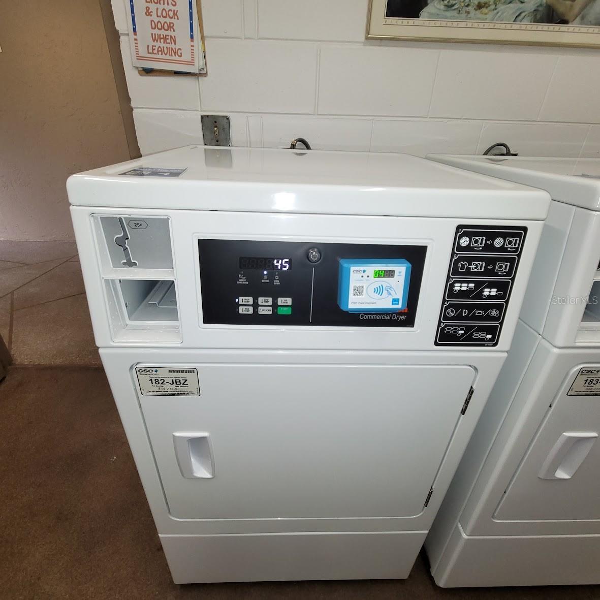 Newer Laundry equipment
