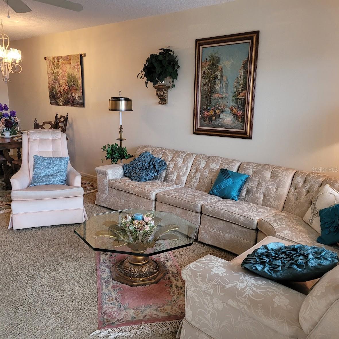 Great space in the Living area to visit with friends and family.