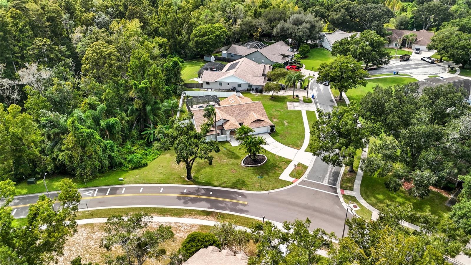 spacious corner lot!