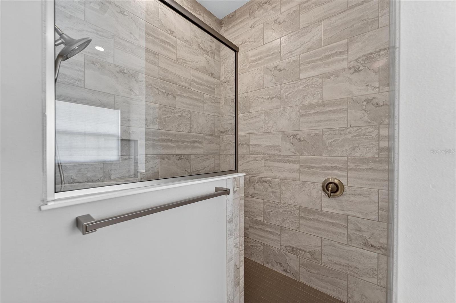 Primary Spacious Walk-In Shower