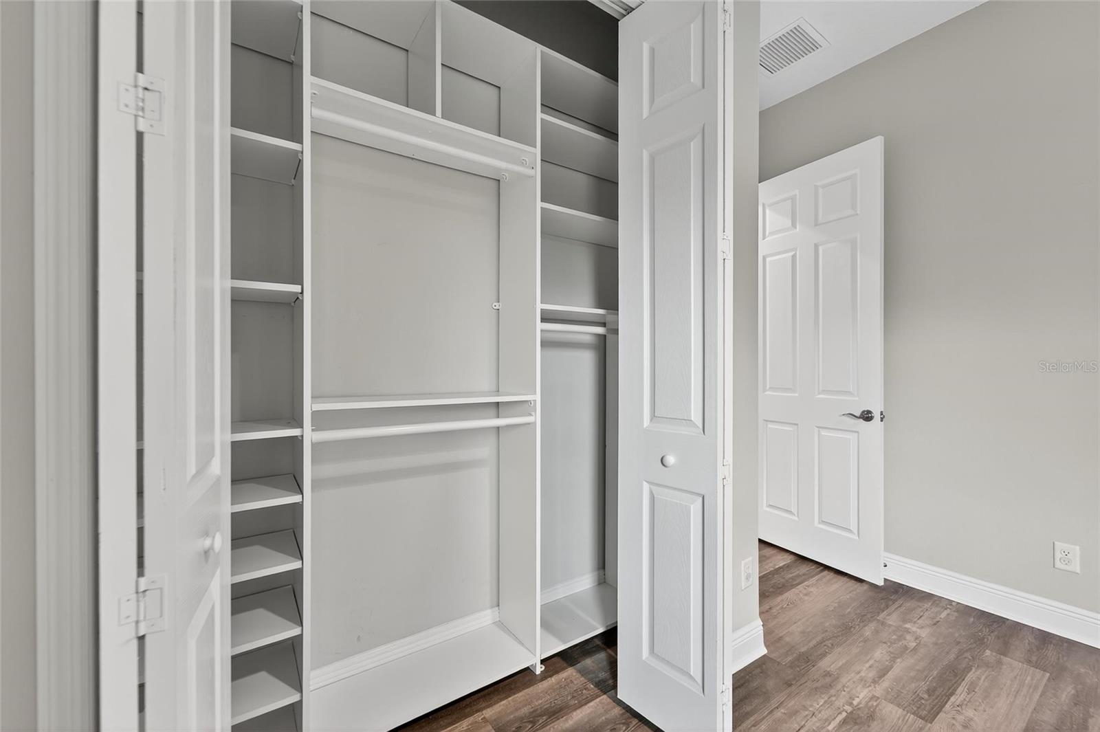 Bedroom #3 Custom Closet
