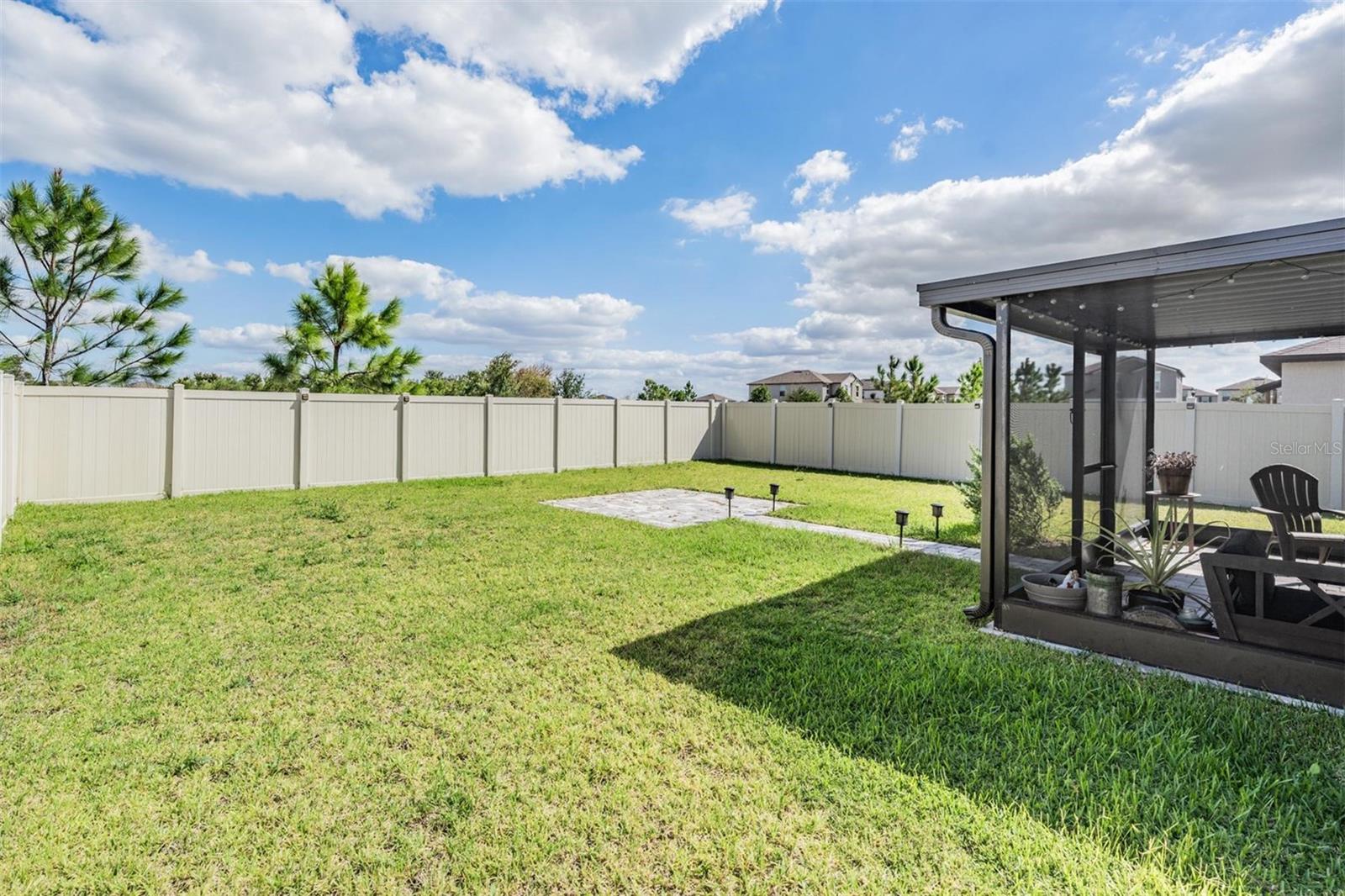 Fully Fenced Backyard