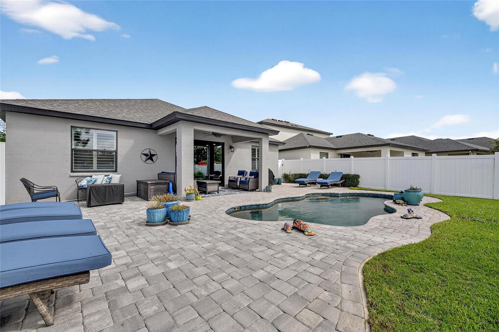 Exterior Rear Pool View
