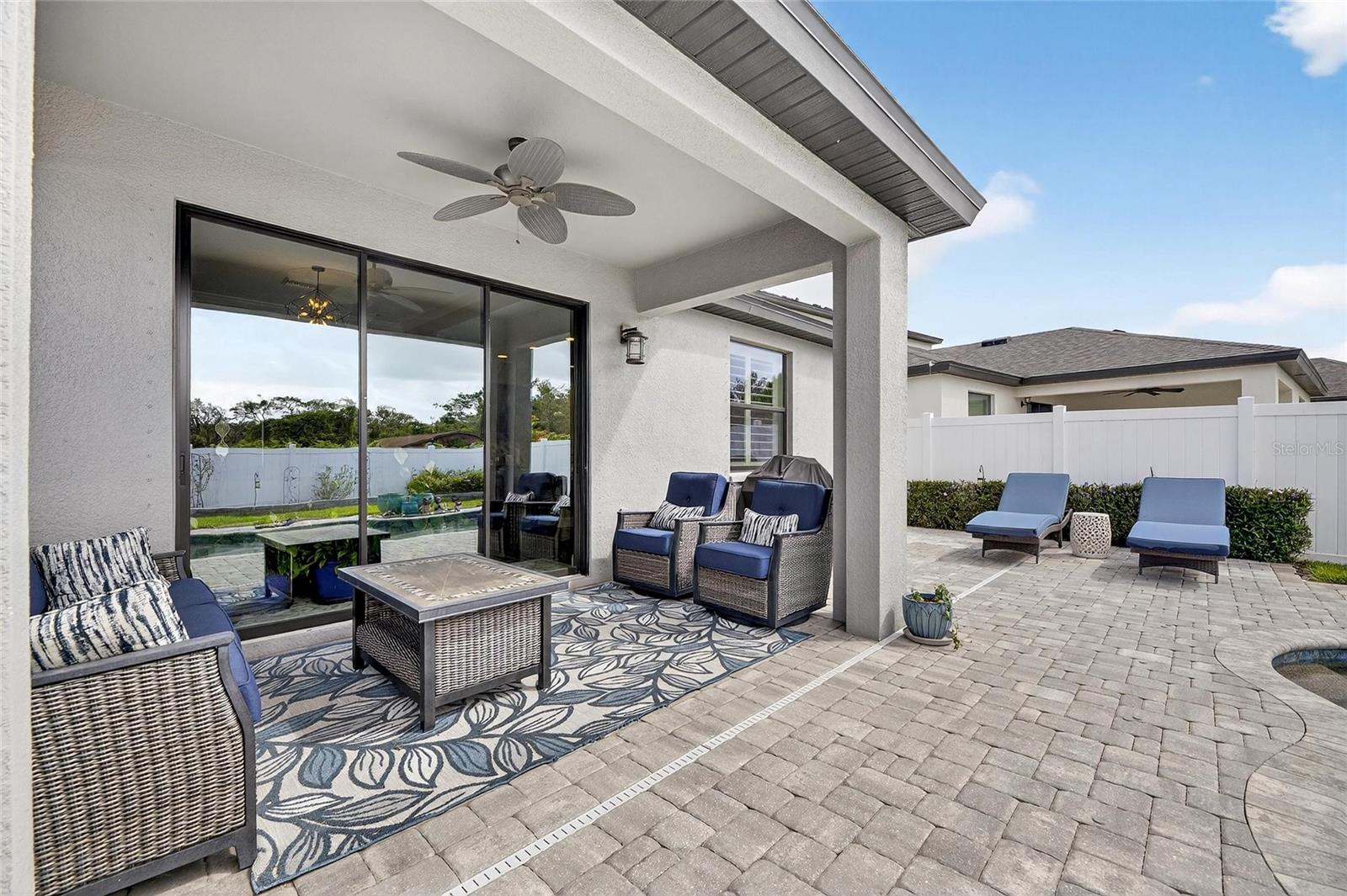 Covered Rear Patio
