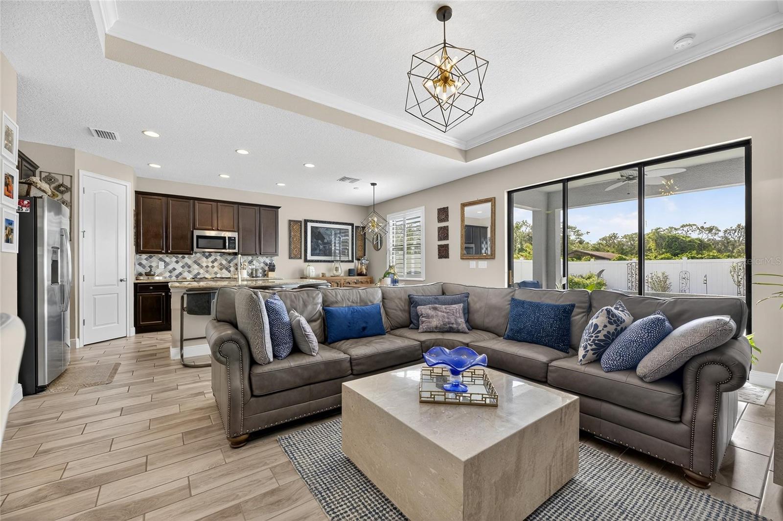Great Room w/Pool View
