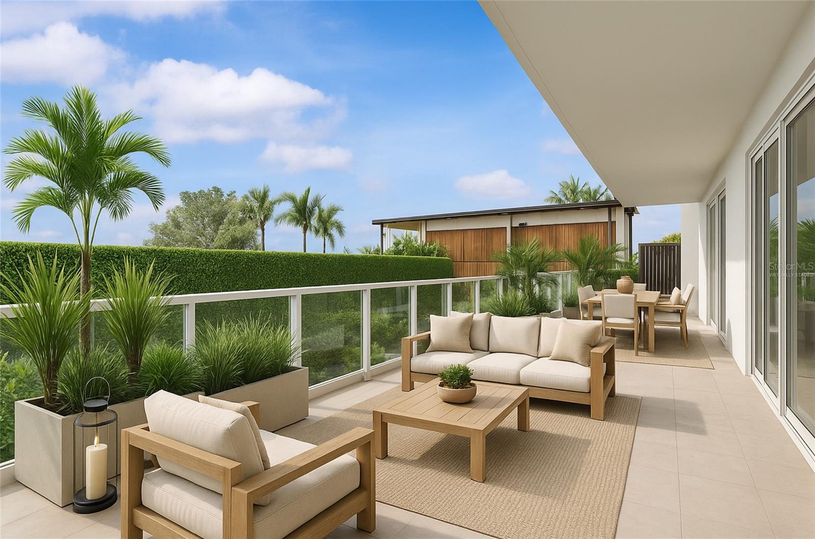 Terrace Virtually Staged