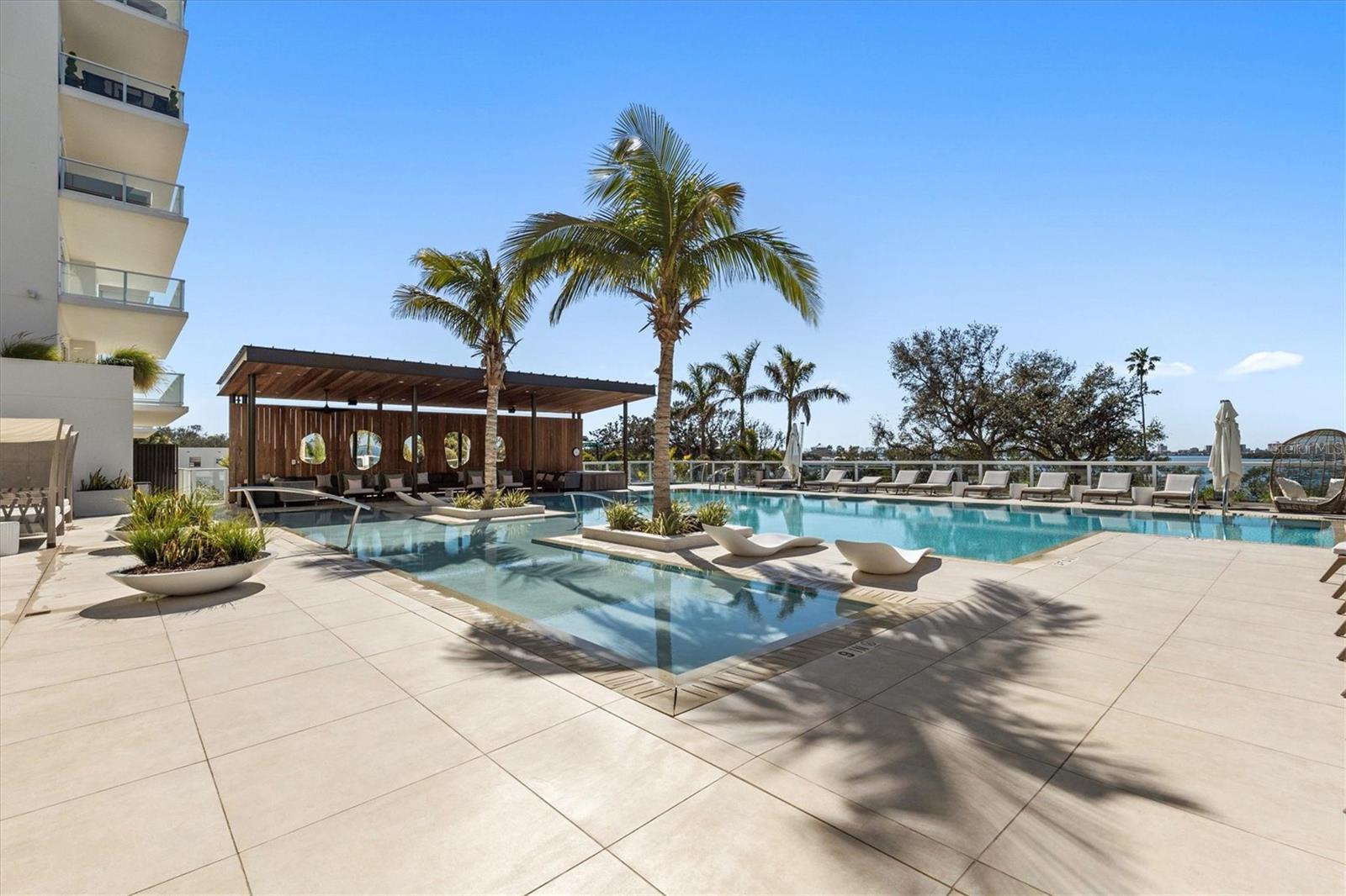 Pool (showing private gate to balcony)