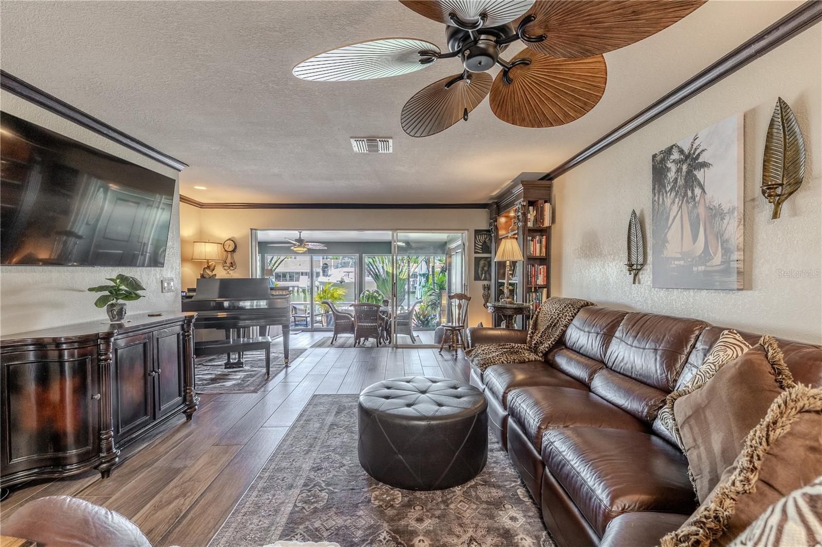 Living room space.