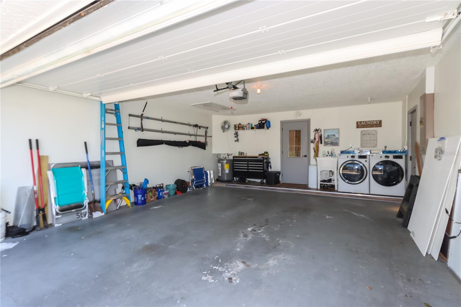 Large 2 car garage