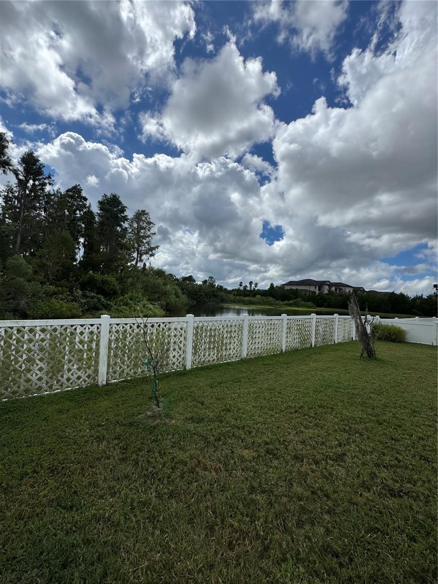 Yard is fully fenced for your pets! Room for a pool as well.