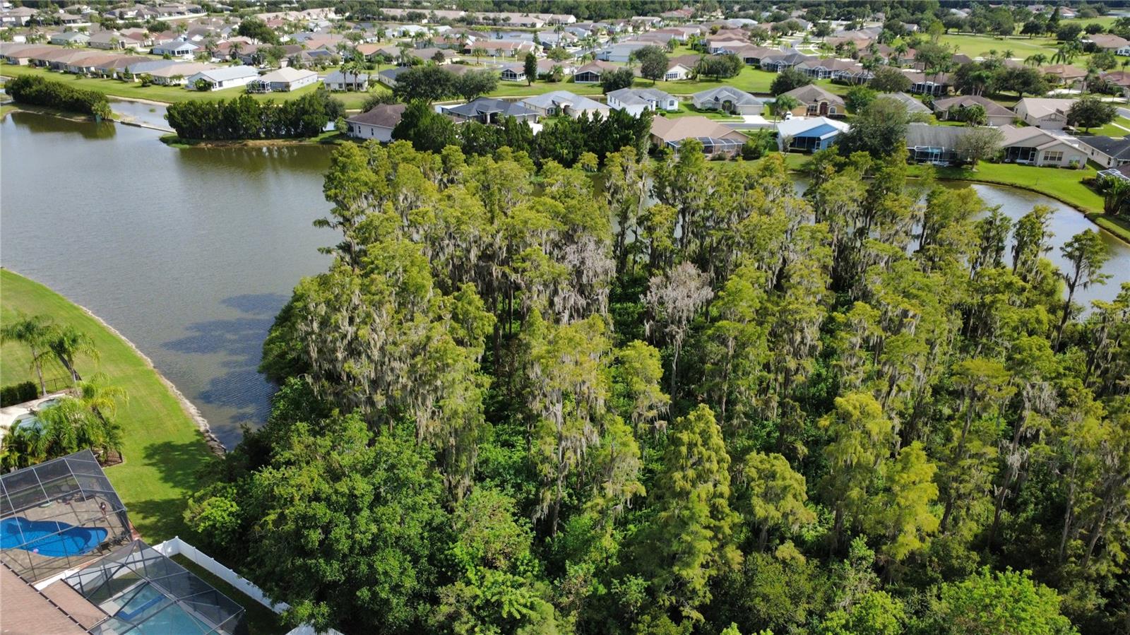 Birds-eye view of your new backyard oasis. The silence and nature sounds you hear in the morning from your backyard is worth its weight in gold.