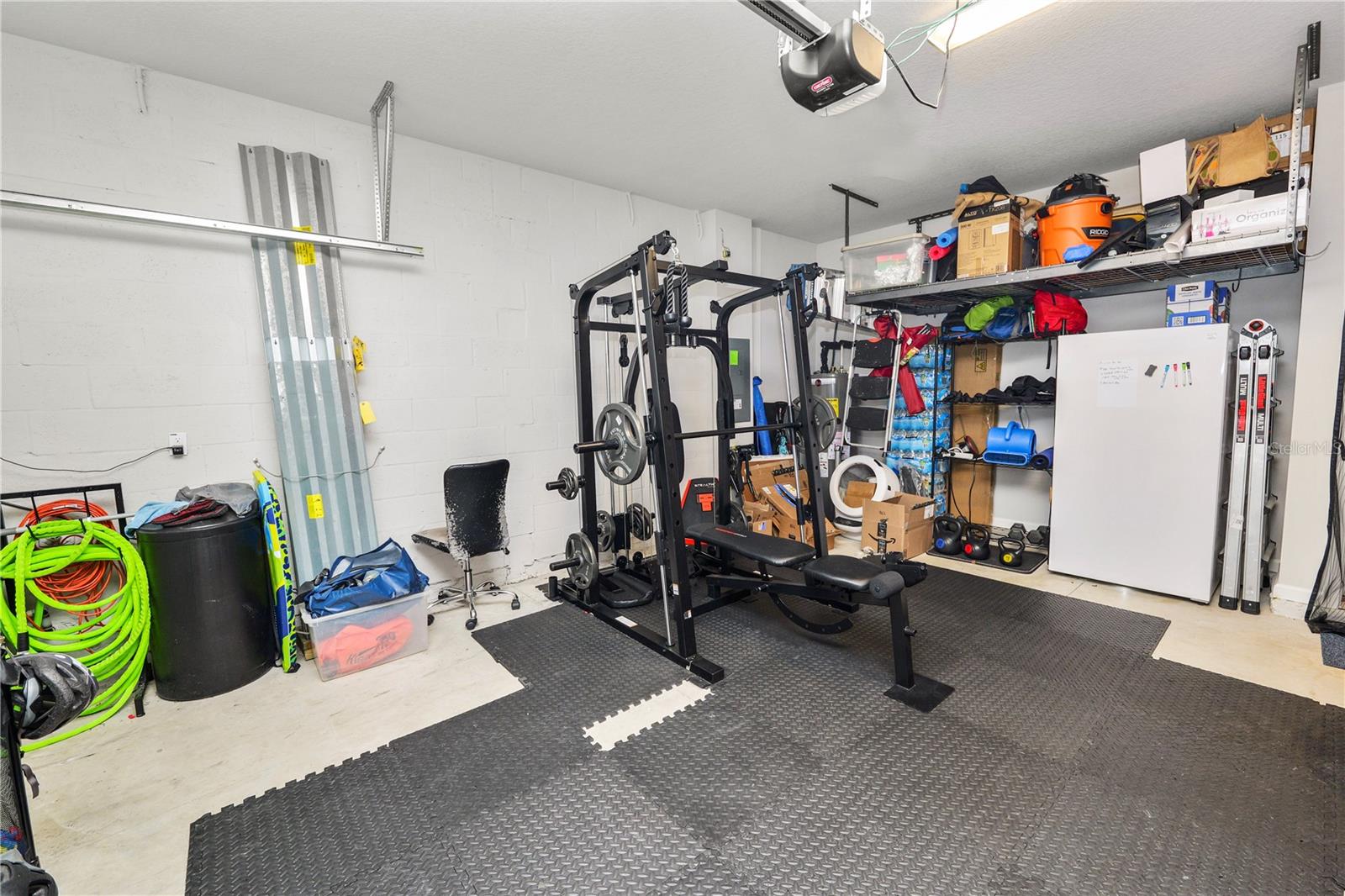 Garage. Can be fitness room.