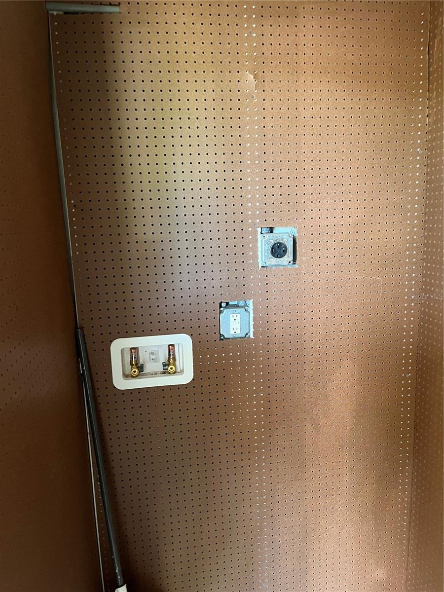 NEW WASHER AND DRYER HOOKUPS