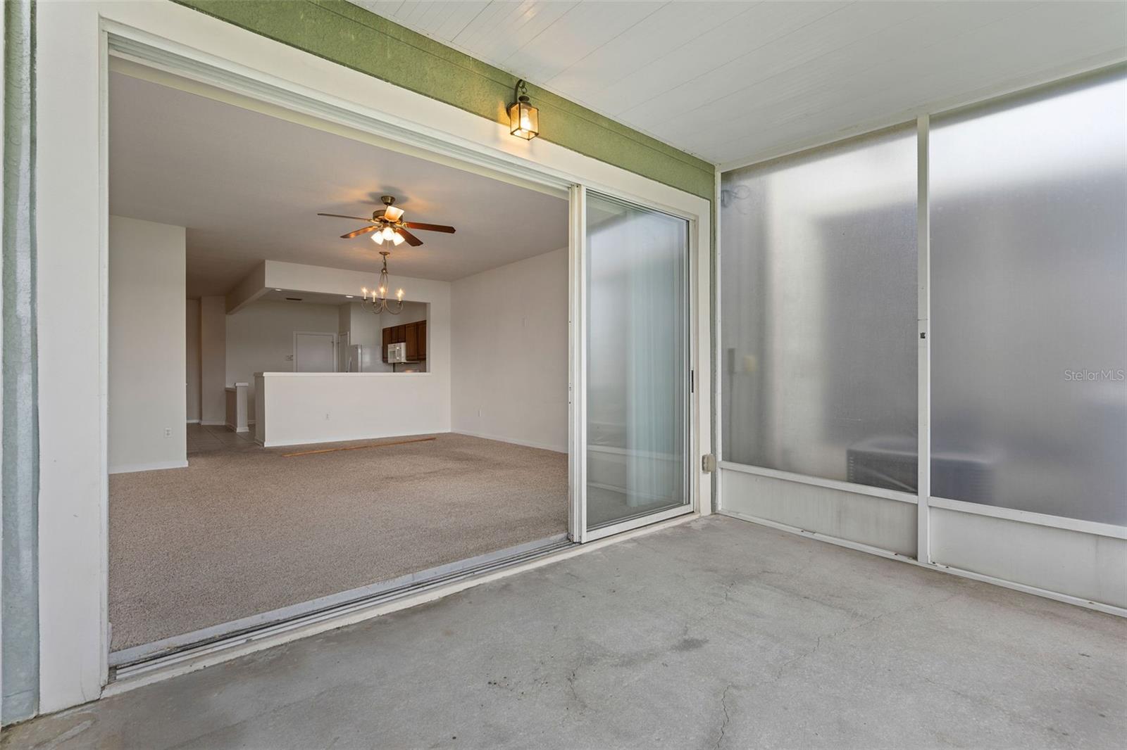back screened patio
