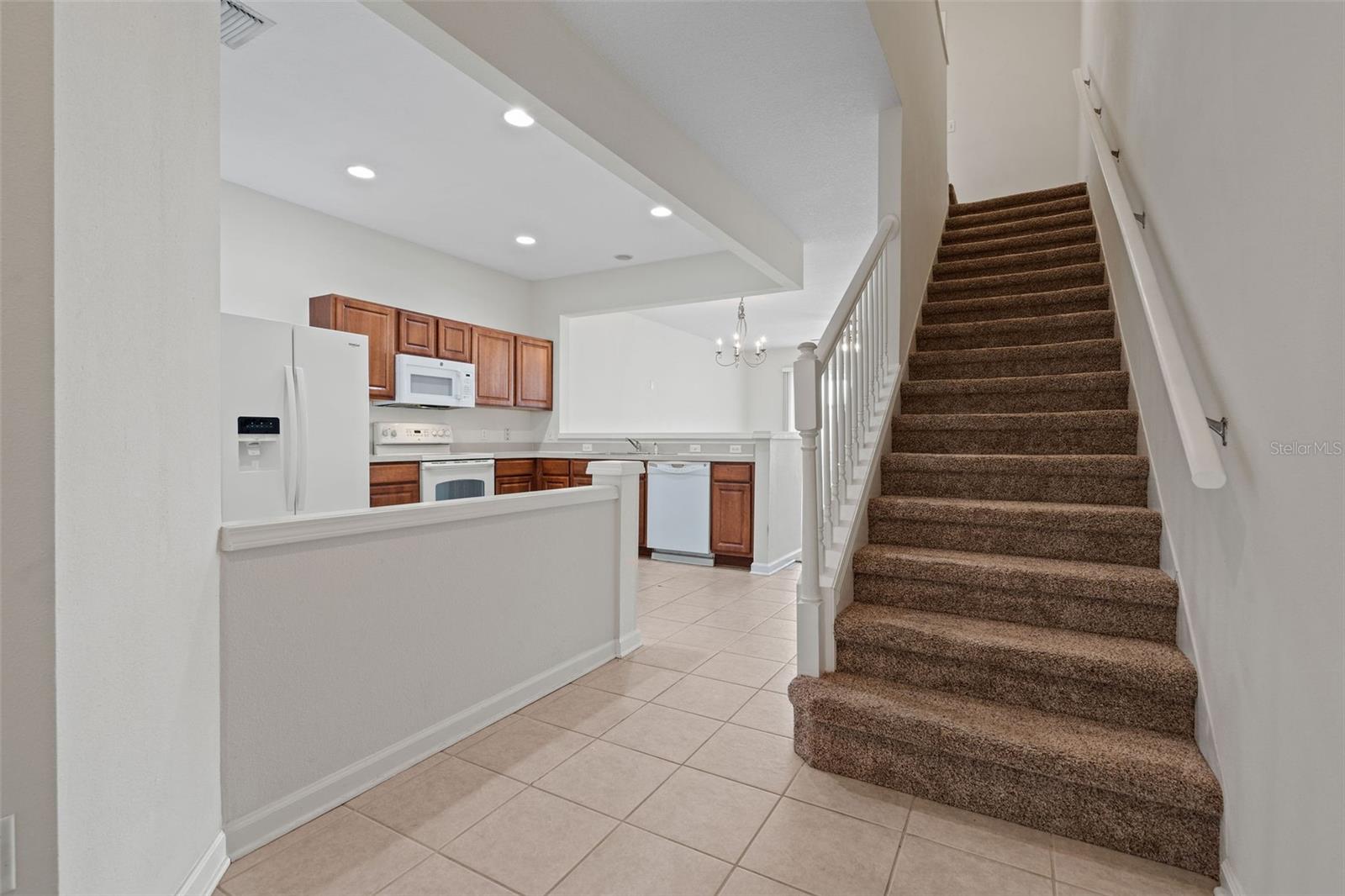 staircase to second floor