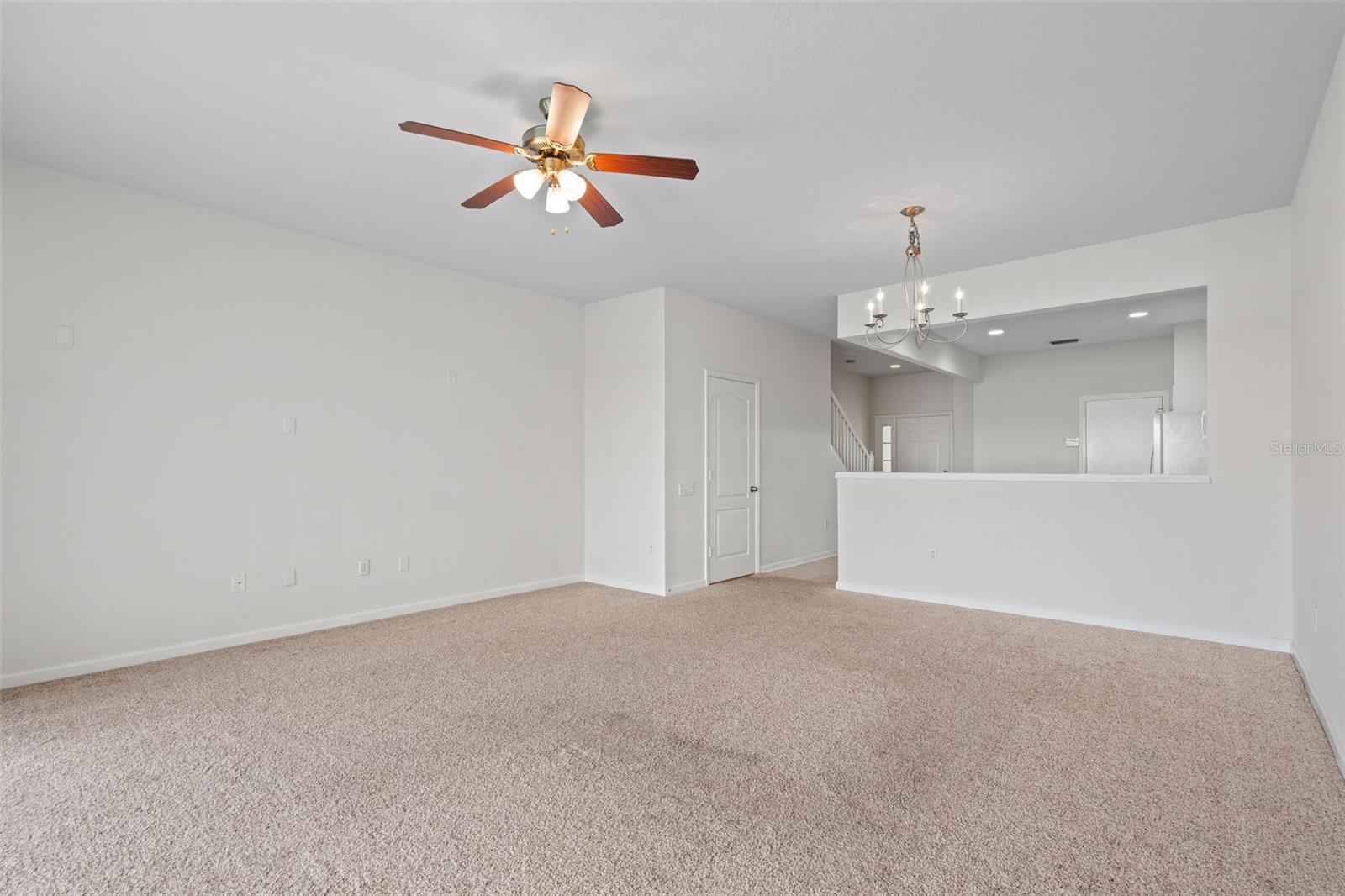 alternate angle living/dining room