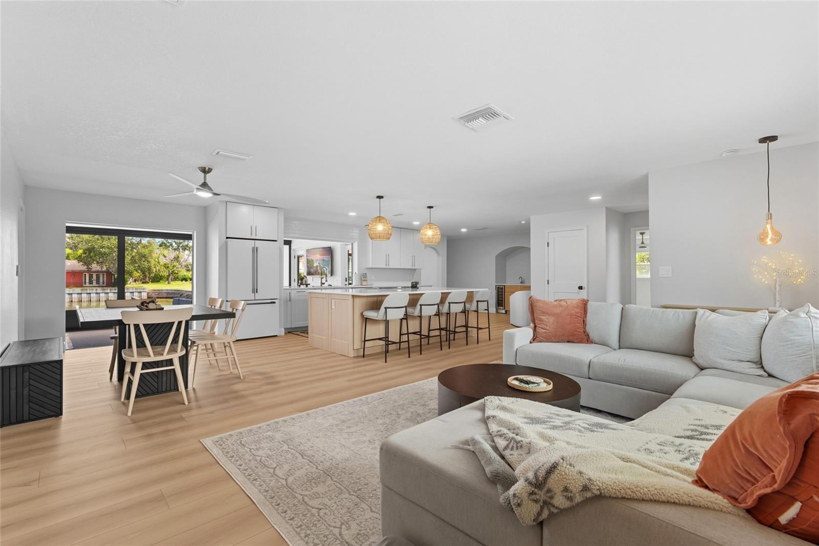 Living, Dining, Kitchen Combo