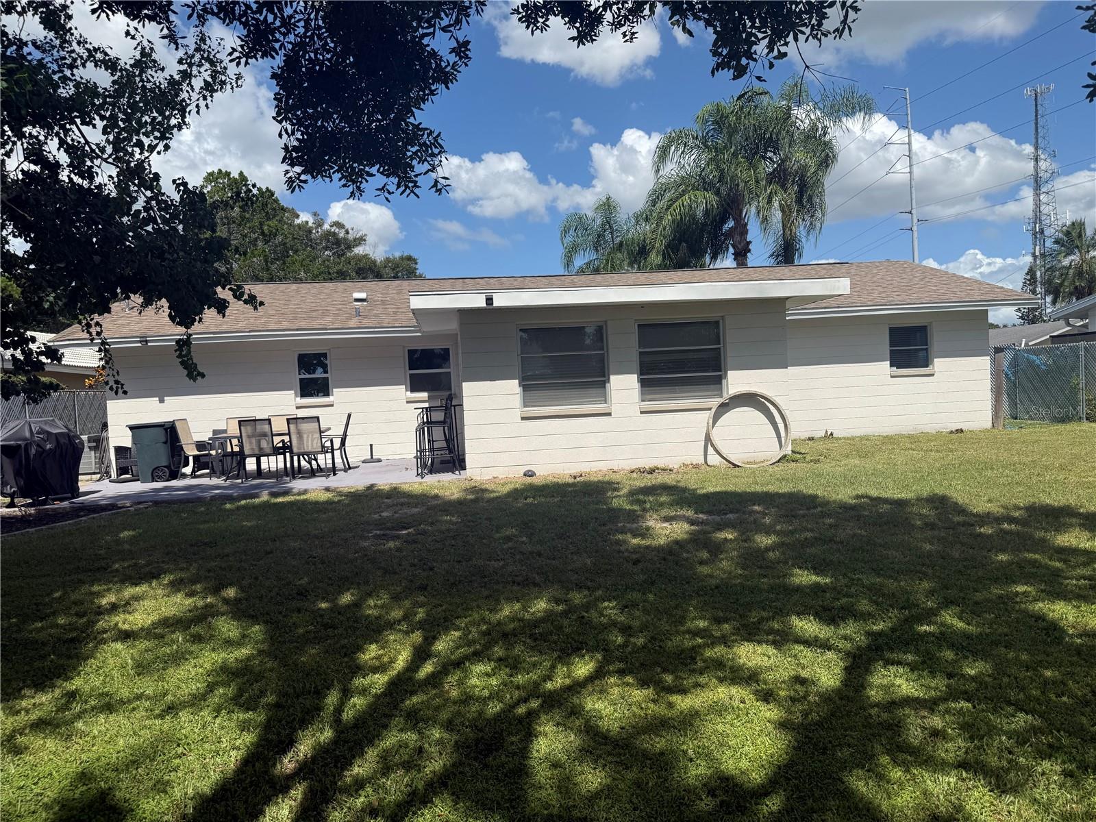 Back of house from backyard