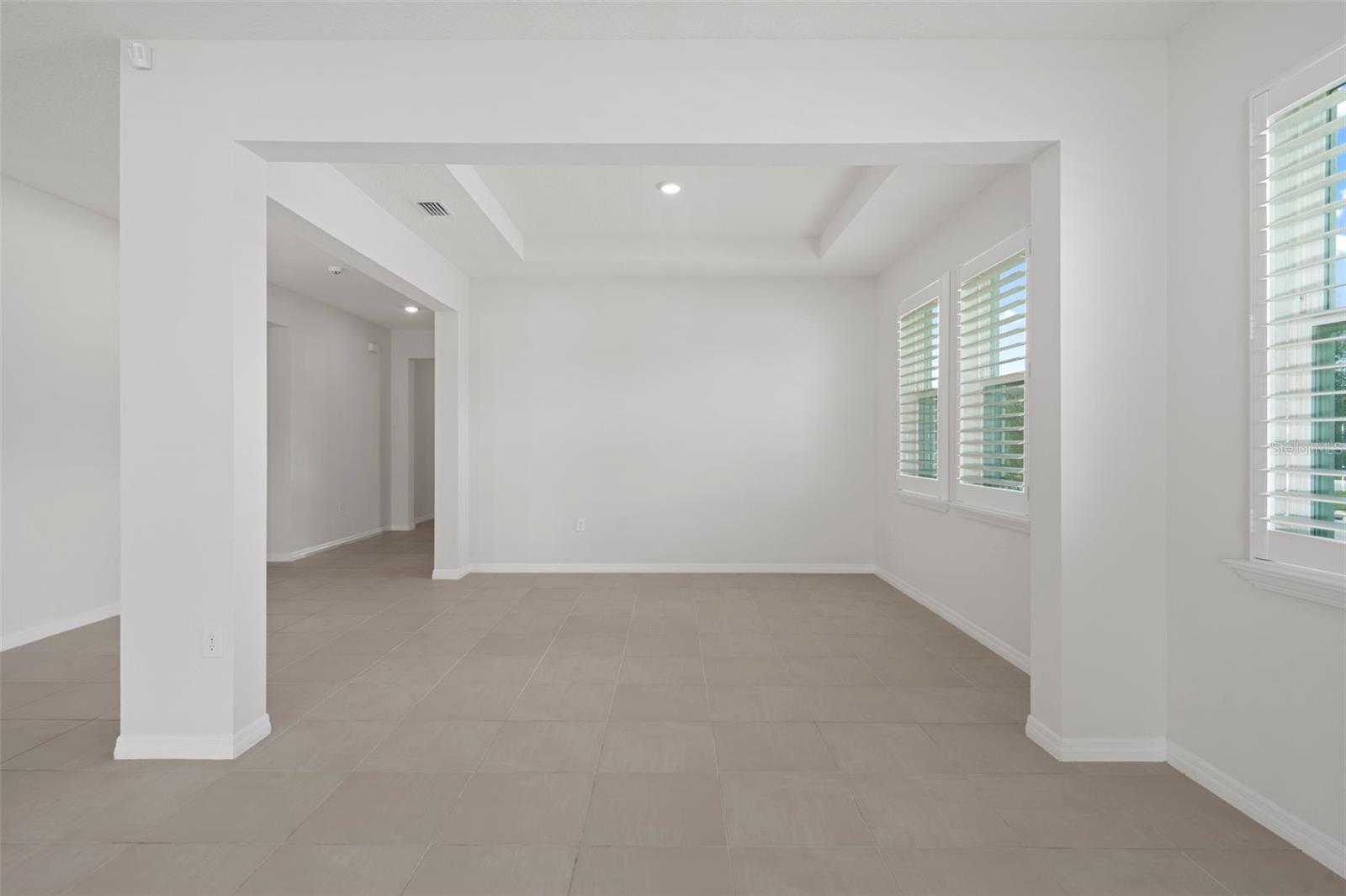 Open Great Room-Dining area